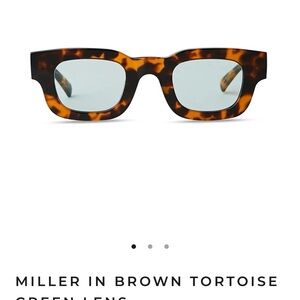 Elisa Johnson MILLER IN BROWN TORTOISE GREEN LENS